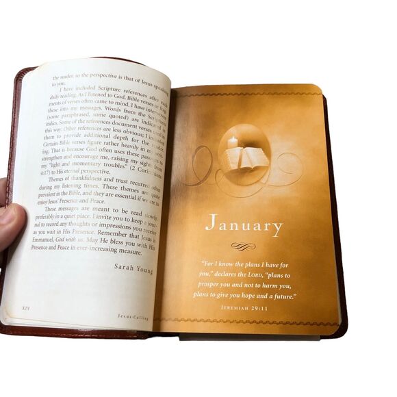 Jesus Calling: Enjoying Peace in his Presence NOS Daily Devotional/Inspirational - Picture 5 of 7